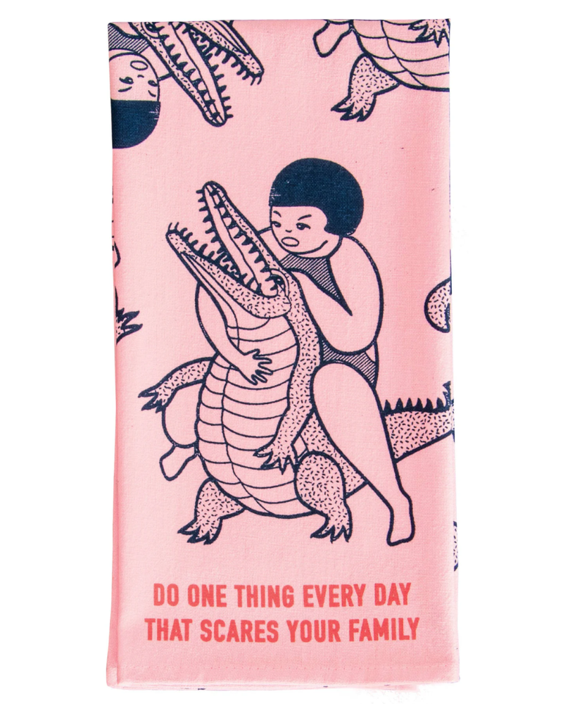 Scare Your Family Tea Towel