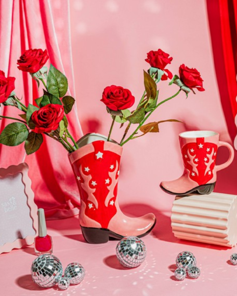 Cowboy Boot Shaped Mug