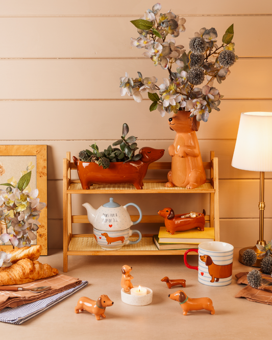 Sausage Dog Vase