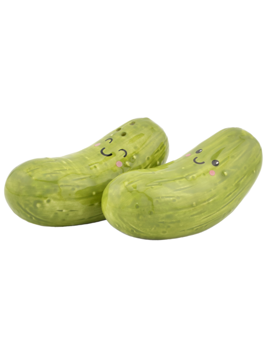 Pickle Salt & Pepper Shakers
