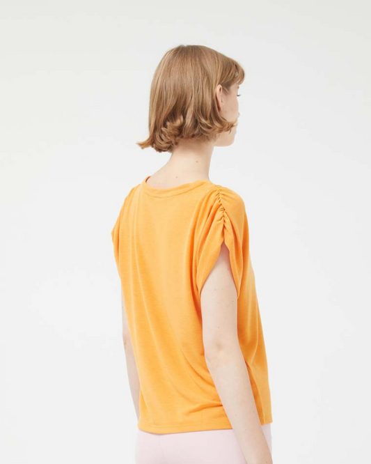 Yellow Relaxed Drop Sleeve T-Shirt by Compania Fantastica