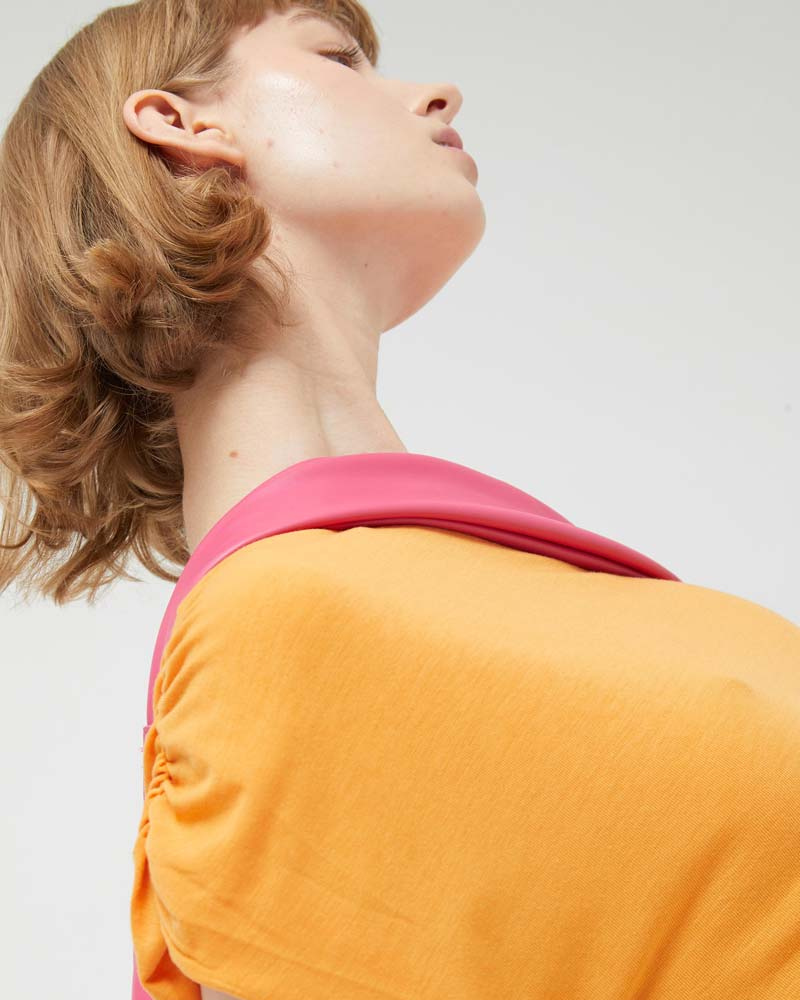 Yellow Relaxed Drop Sleeve T-Shirt by Compania Fantastica