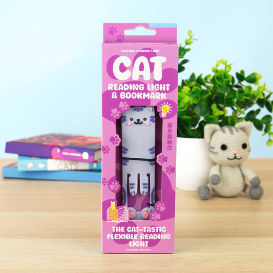 Cat Reading Light & Bookmark