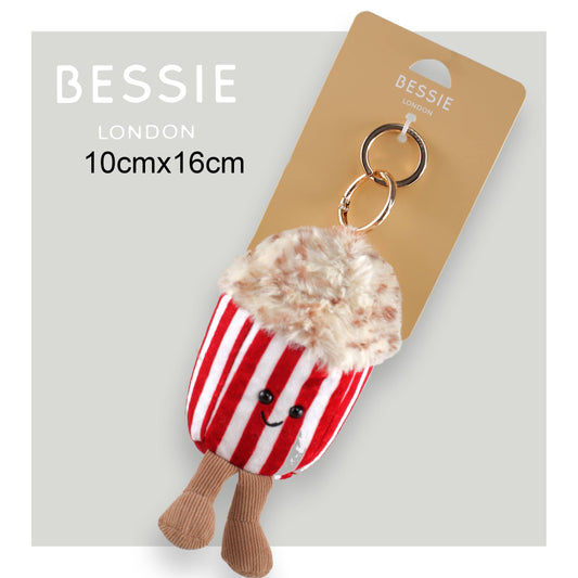 Plush Popcorn Bag Charm