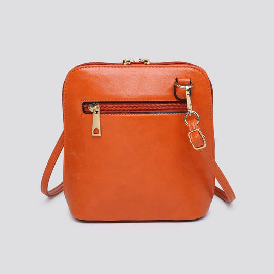 Premium Vegan Leather Crossbody Bag in Royal Blue