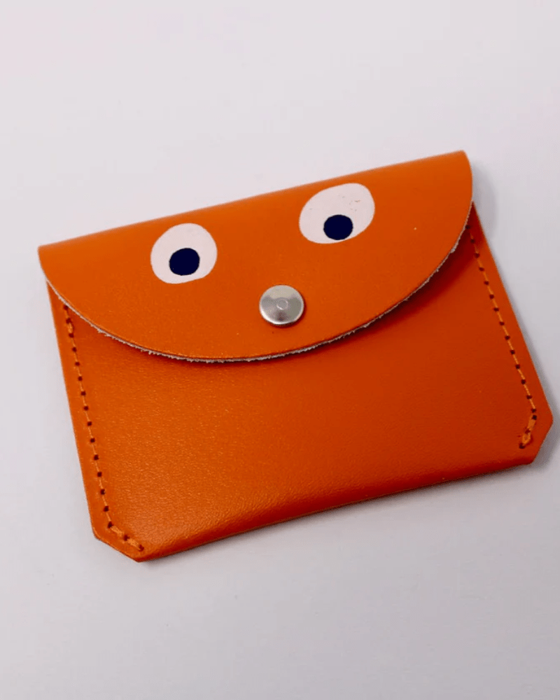 Assorted Googly Eye Coin Purses by Ark Colour Design - Pink Poodle Boutique - ARK - GOOGLY EYE PURSE ORANGE
