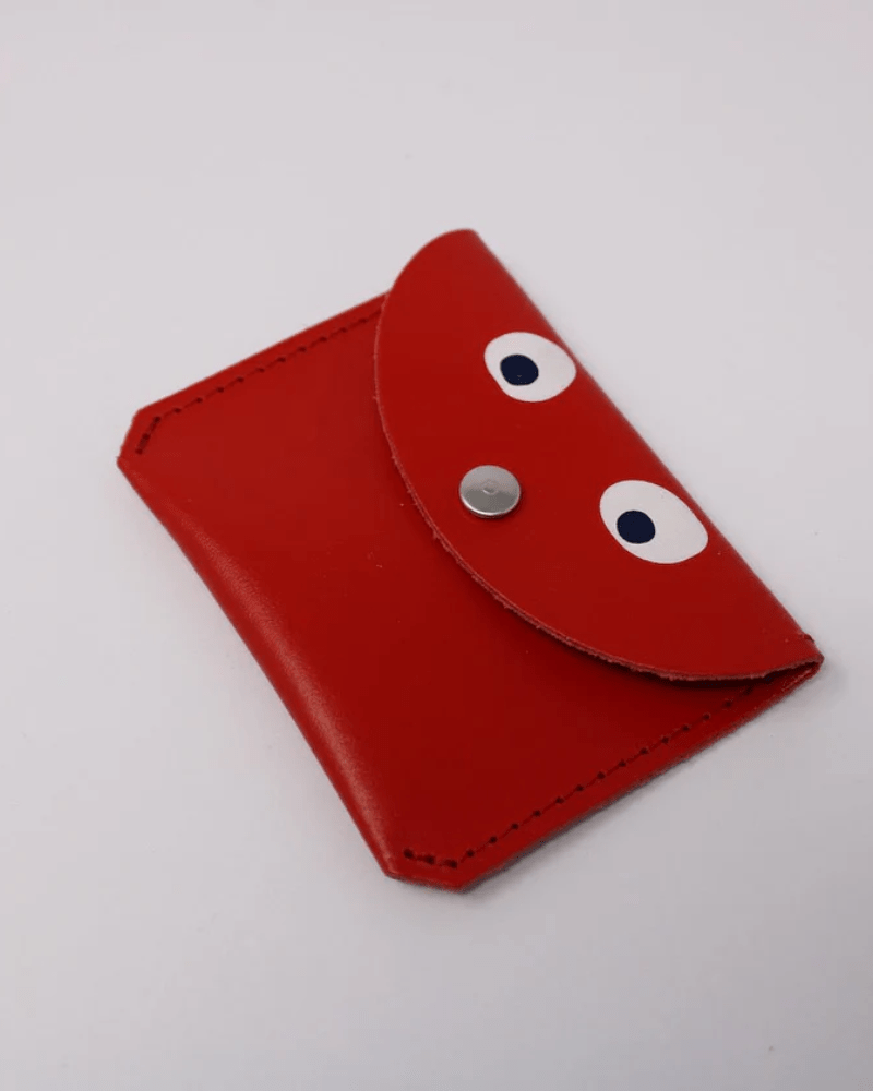 Assorted Googly Eye Coin Purses by Ark Colour Design - Pink Poodle Boutique - ARK - GOOGLY EYE PURSE RED