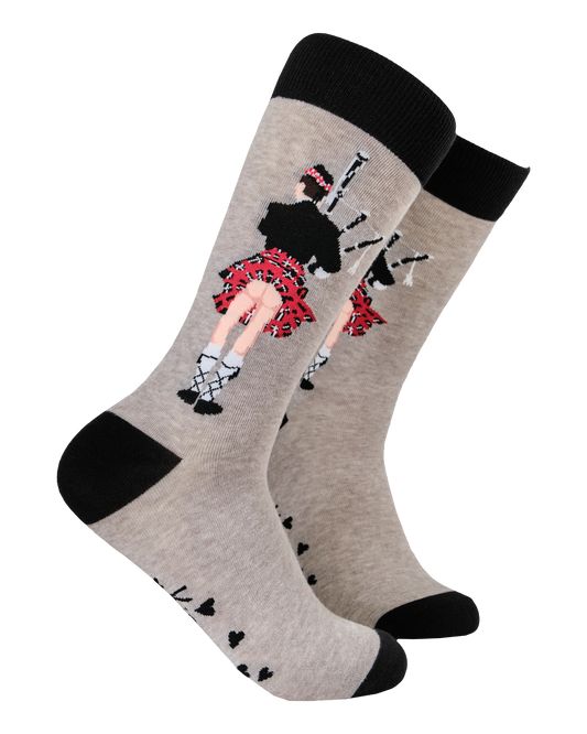 Scottish Kilt Bum Crew Socks