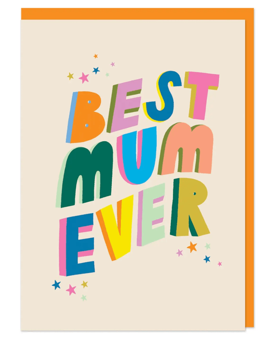 Best Mum Ever Greeting Card - Pink Poodle Boutique - 5060932513745