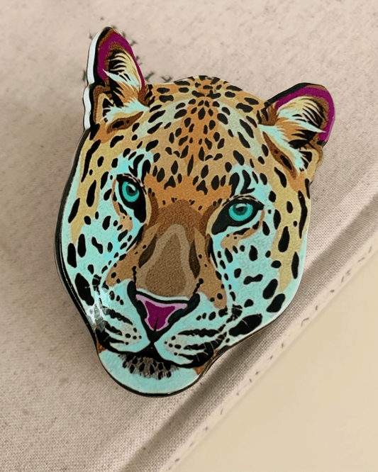 Big Cats Tiger & Leopard Hair Claws - Pink Poodle Boutique - CLAW - LEOPARD