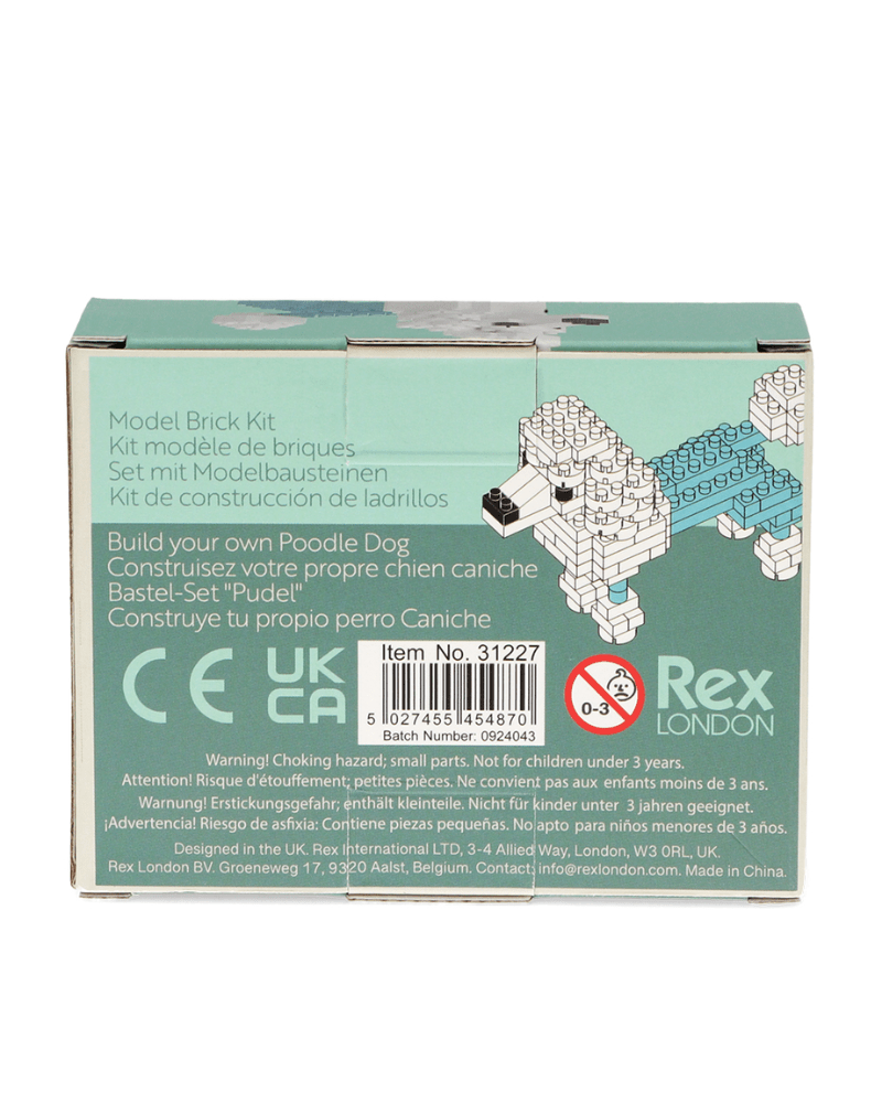 Build Your Own Poodle Brick Kit - Pink Poodle Boutique - 31227