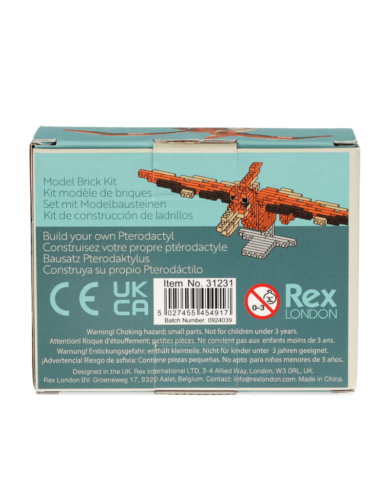 Build Your Own Pterodactyl Brick Kit - Pink Poodle Boutique - 31231