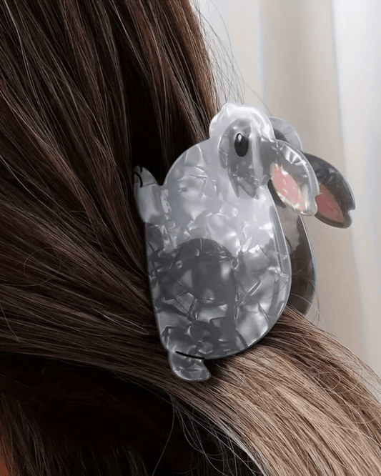 Bunny Rabbit Hair Claw - Pink Poodle Boutique - CLAW - RABBIT