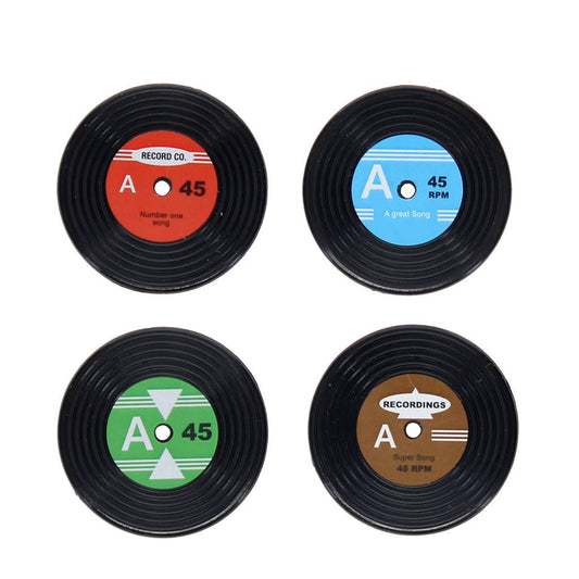 Mini Vinyl Magnets Set of 4