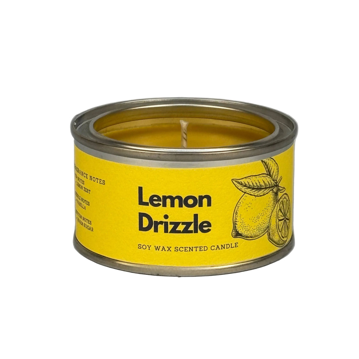 Lemon Drizzle Paint Tin Candle