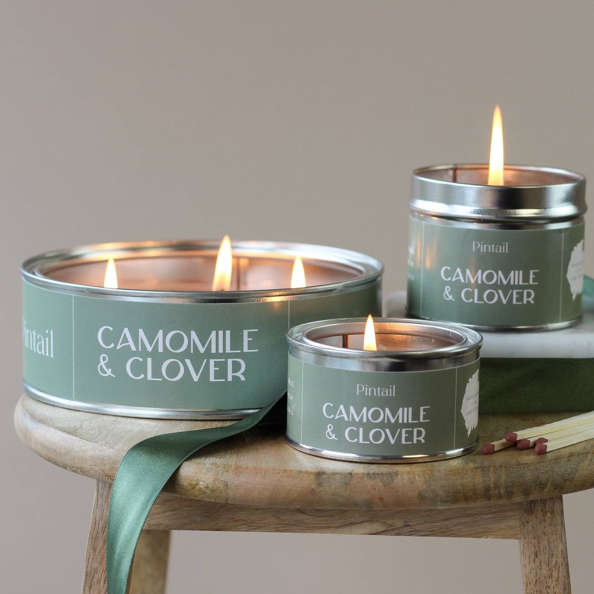 Camomile and Clover Paint Pot Candle - Pink Poodle Boutique - CAMOMILE _CLOVER