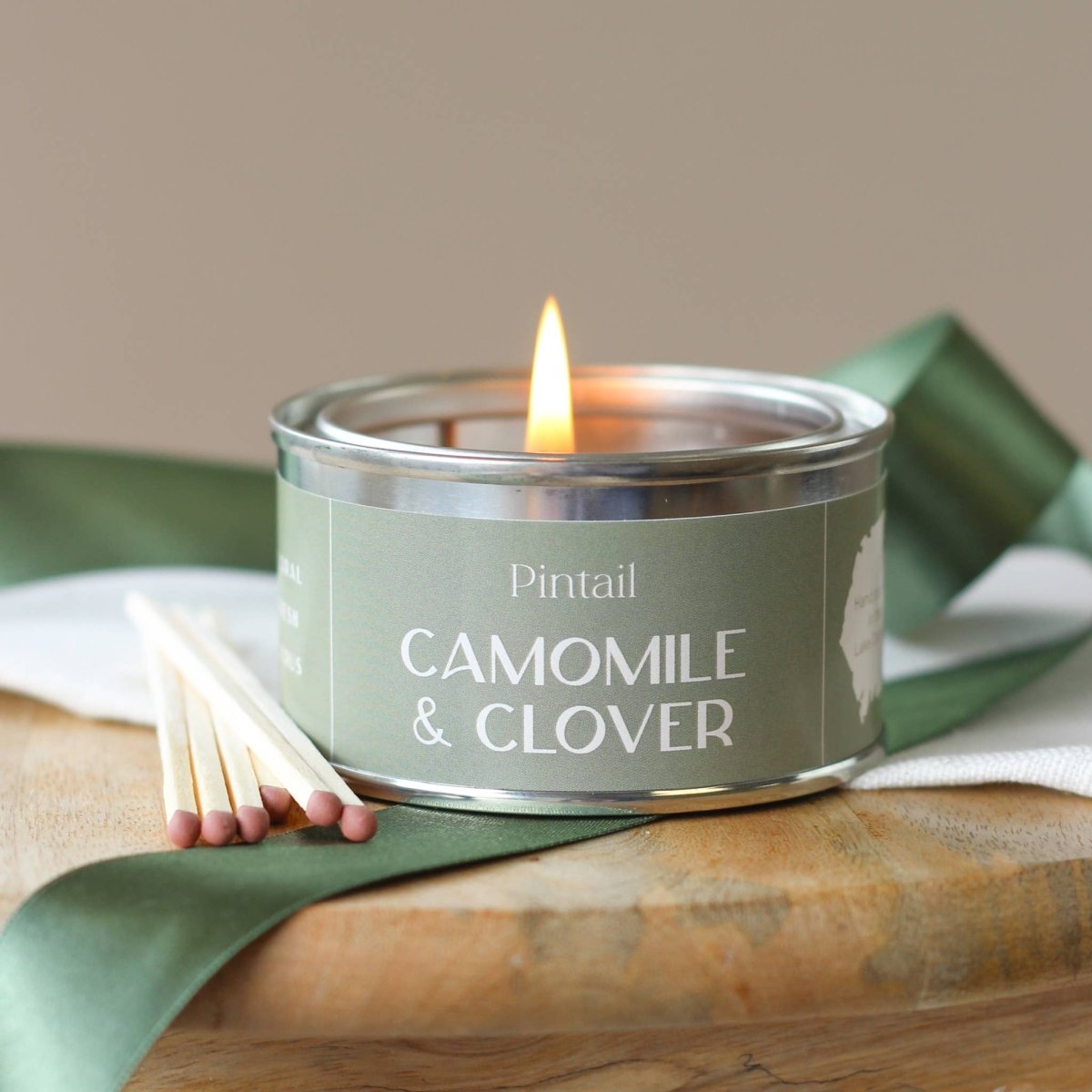Camomile and Clover Paint Pot Candle - Pink Poodle Boutique - CAMOMILE _CLOVER