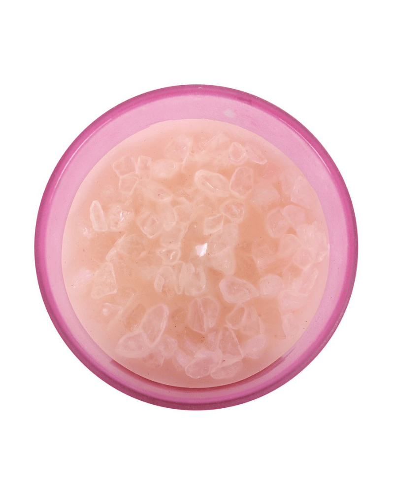 Crown Chakra Blackberry Crystal Chip Candle - Pink Poodle Boutique - CK - 28923