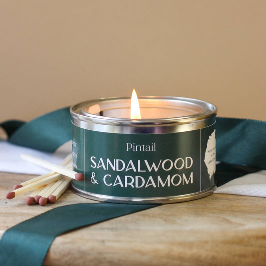 Sandalwood and Cardamom Paint Pot Candle