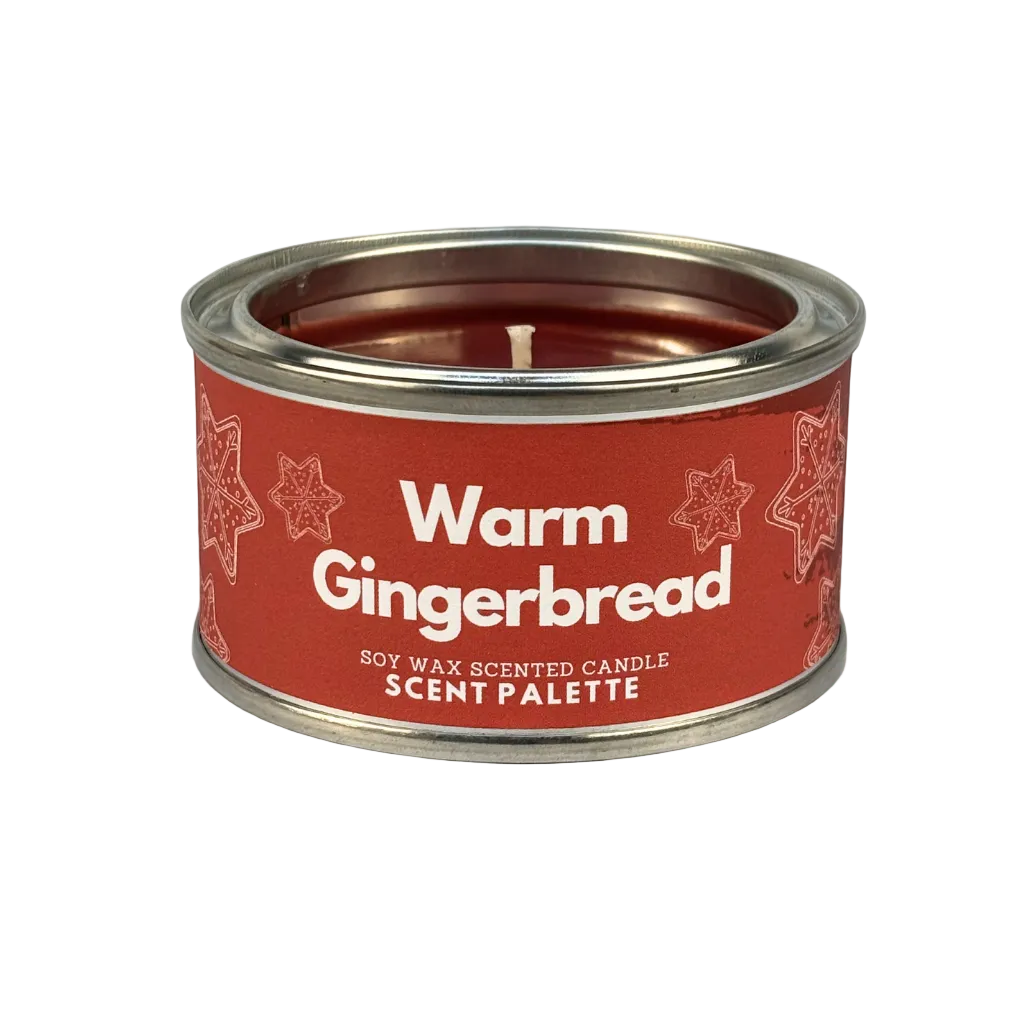 Warm Gingerbread Paint Tin Candle