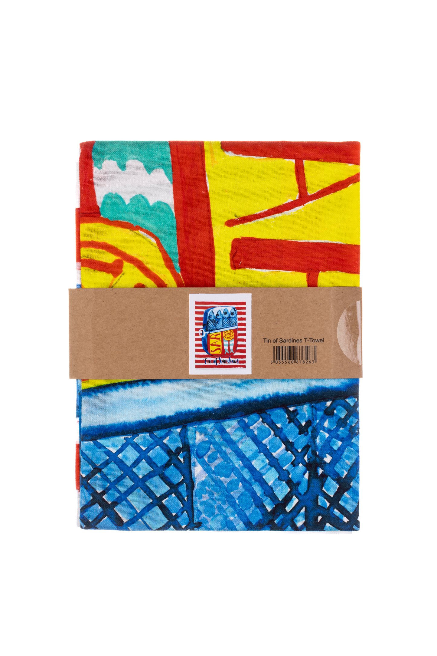 Tin Of Sardines Tea Towel