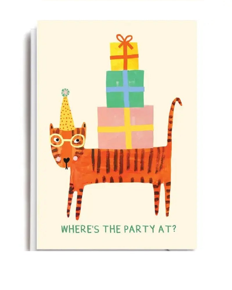 Tiger Birthday Card