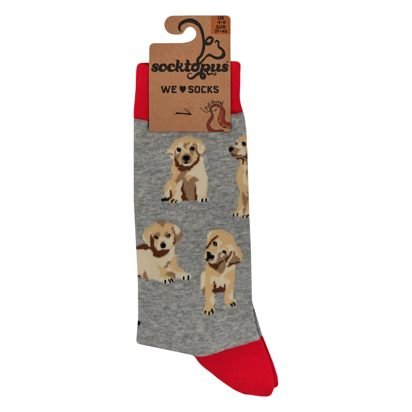 Puppy Love Crew Socks