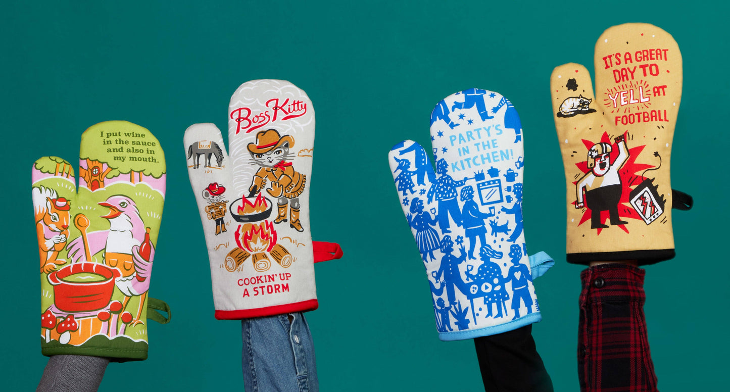 Boss Kitty Cowboy Oven Mitt