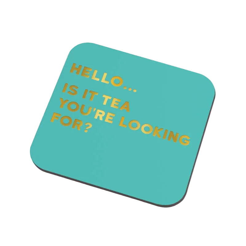 Hello Is It Tea Lionel Richie Coaster