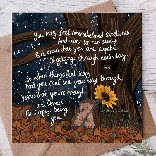 Being You Motivational Greeting Card