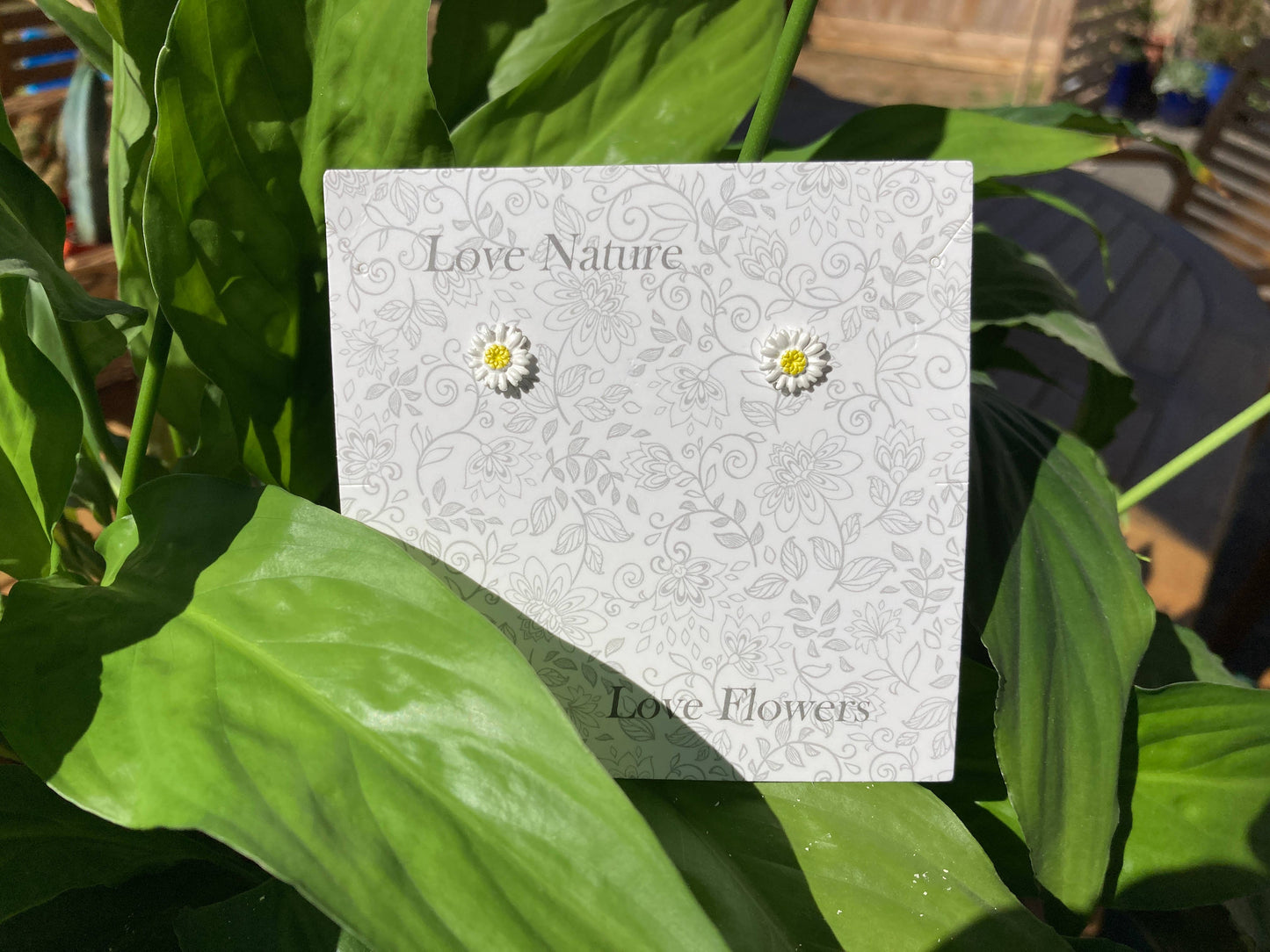 Daisy Flower Stud Earrings