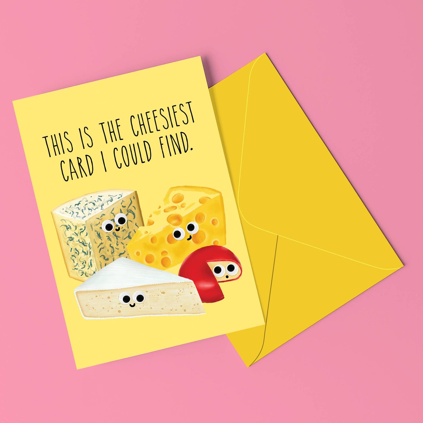 Cheesiest Card I Could Find Greeting Card