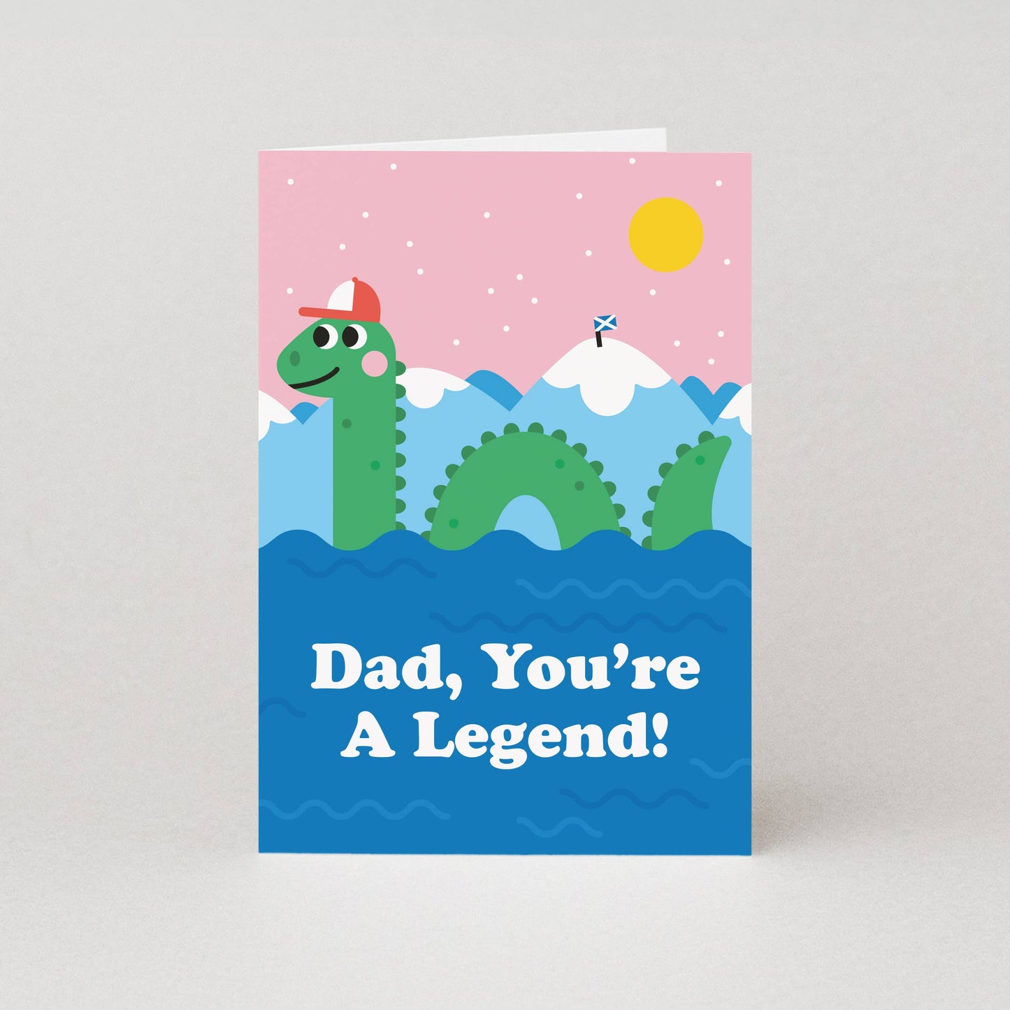 Dad You're A Legend (Loch Ness Monster) Greeting Card
