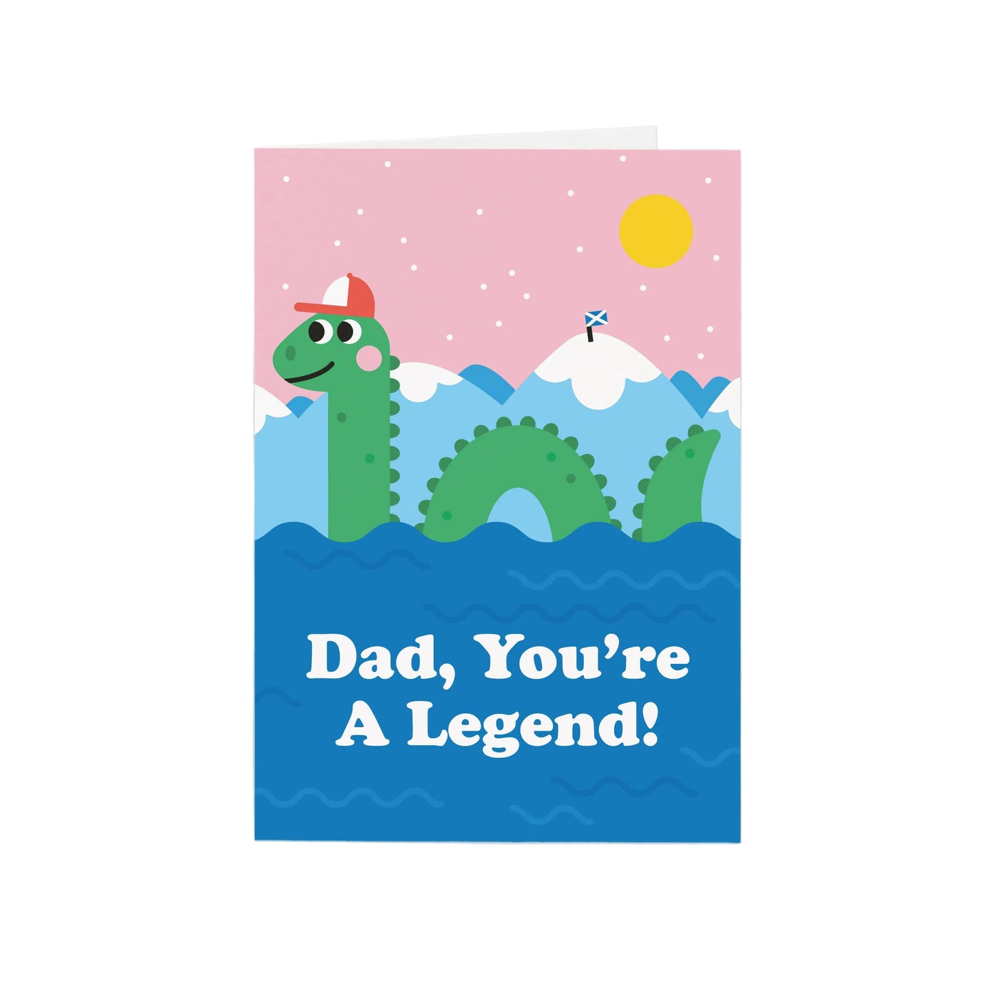 Dad You're A Legend (Loch Ness Monster) Greeting Card