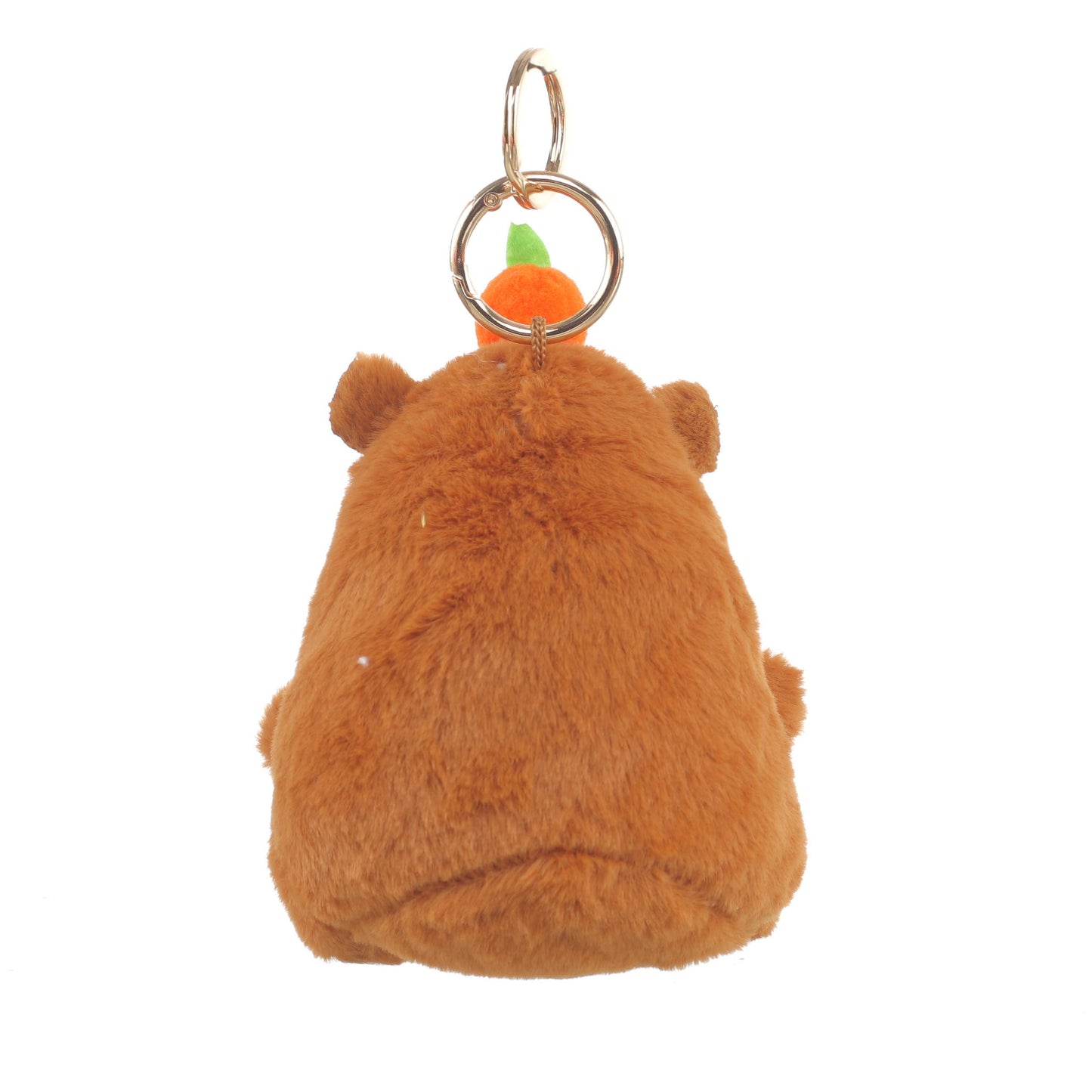 Plush Orange Capybara Bag Charm