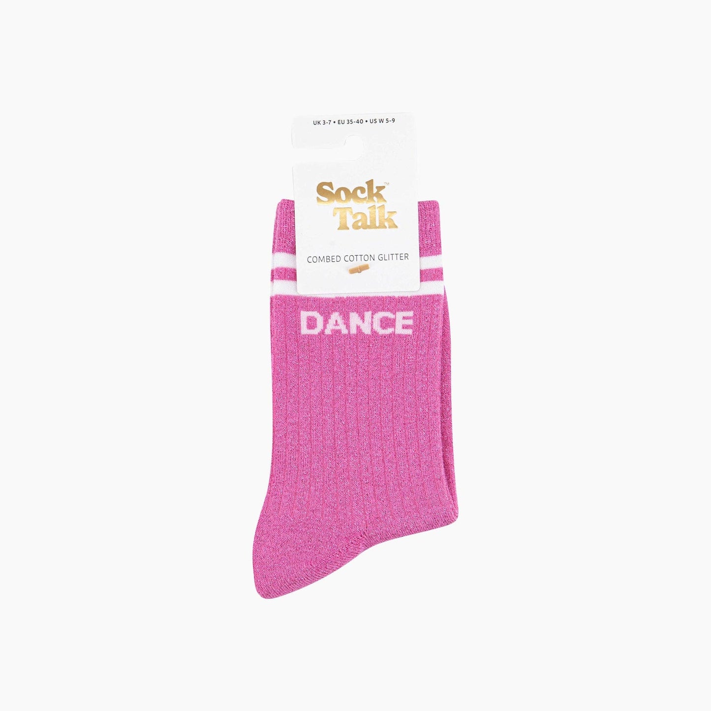 Dance Combed Cotton Glitter Socks