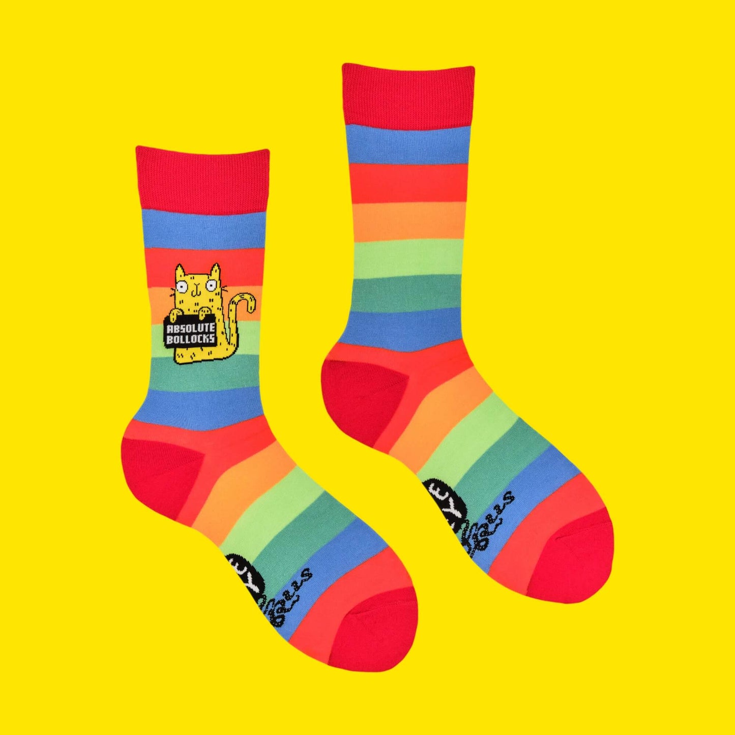 Absolute Bollocks Sweary Cat Socks