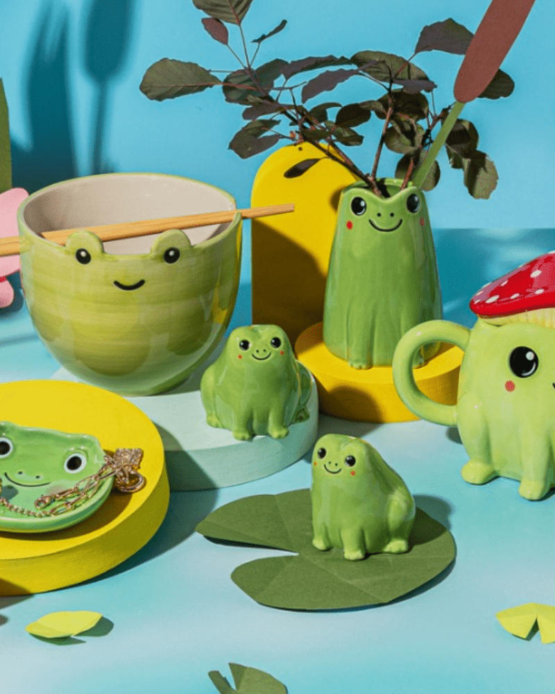 Frog Salt & Pepper Set - Pink Poodle Boutique - XDC737