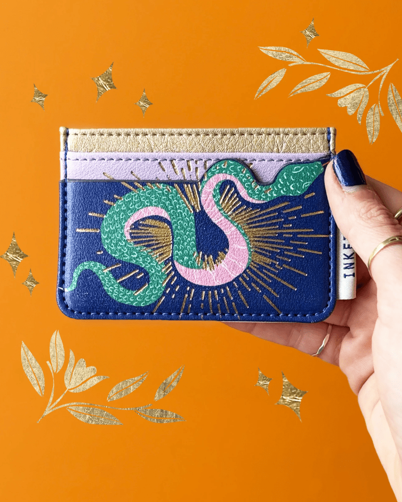 Inked Snake Card Holder - Pink Poodle Boutique -