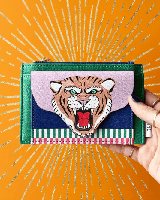 Inked Tiger Zip Purse - Pink Poodle Boutique -