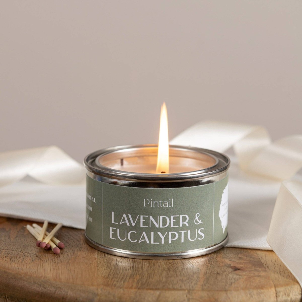 Lavender & Eucalyptus Paint Pot Candle - Pink Poodle Boutique - LAVENDER _EUCALYPTUS