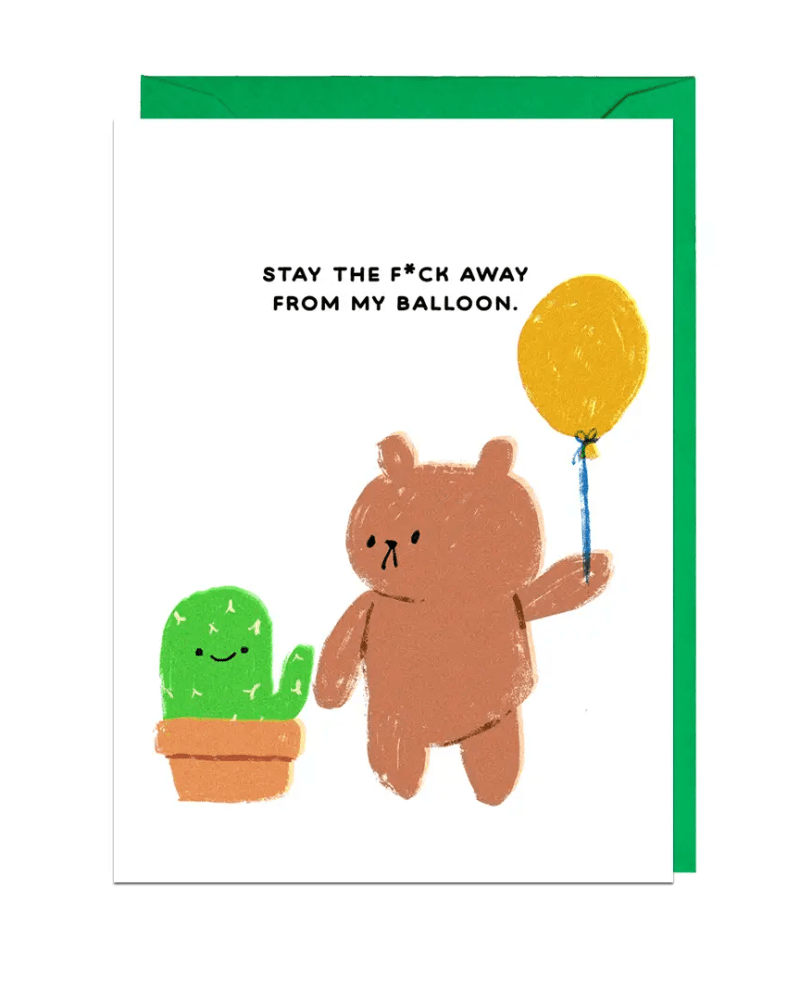 My Balloon Greeting Card - Pink Poodle Boutique -