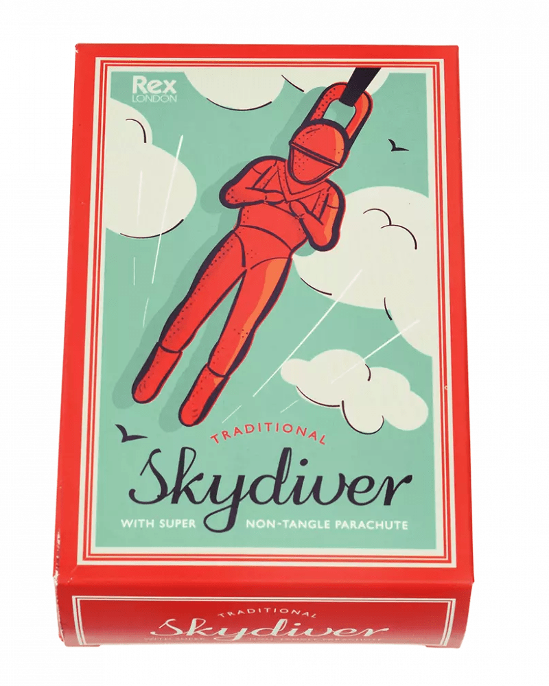 Novelty Skydiver Toy - Pink Poodle Boutique - 30126