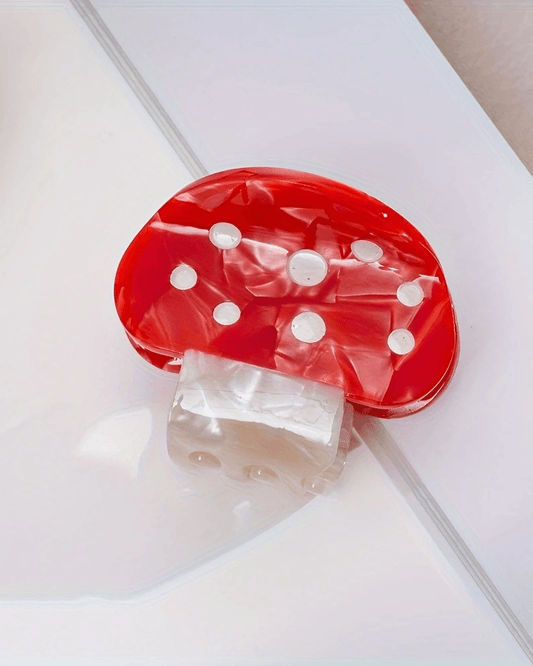 Toadstool Magic Mushroom Hair Claw - Pink Poodle Boutique - CLAW - TOADSTOOL