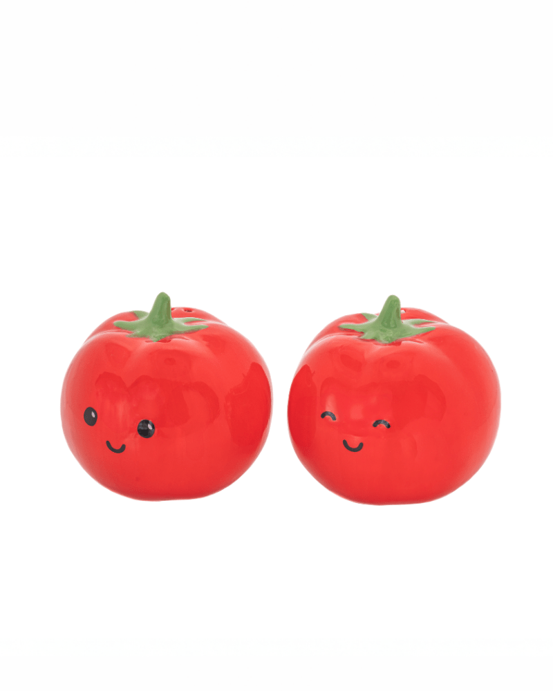 Tomato Salt & Pepper Set - Pink Poodle Boutique - XDC729