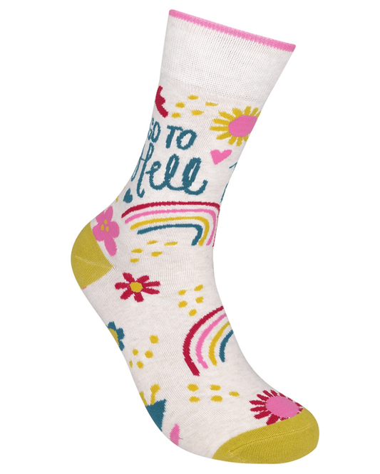 Unisex Go To Hell Socks - Pink Poodle Boutique - 1190166