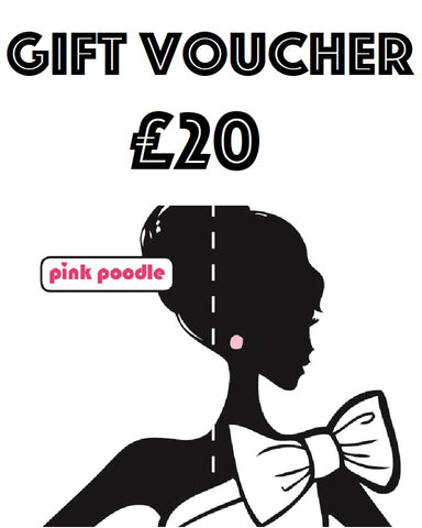 £20 Pink Poodle In Store Gift Voucher