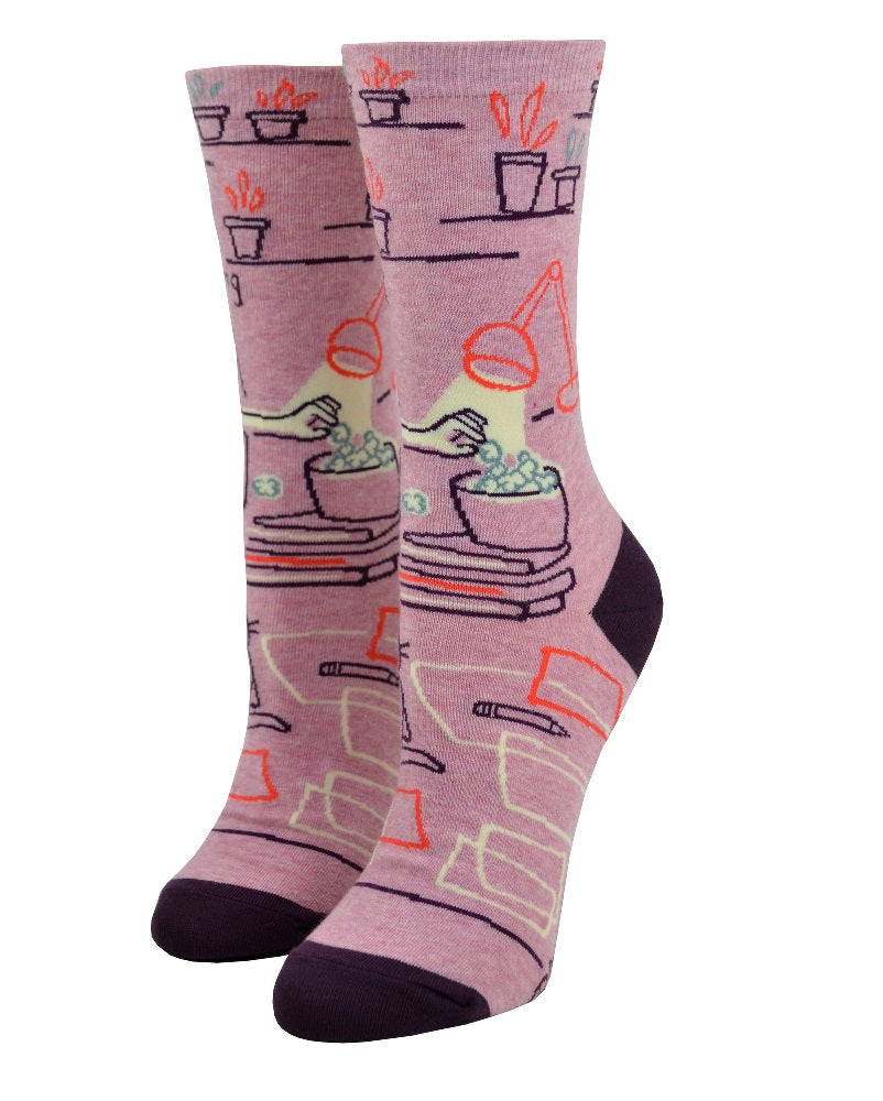 Go Away I'm Introverting Crew Socks