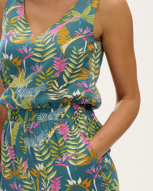 Carly Tropical Paradise Jumpsuit by Sugarhill Brighton