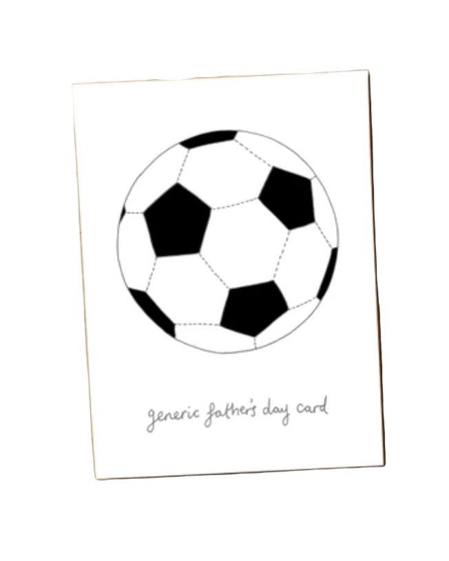 Generic Football Fathers Day Card
